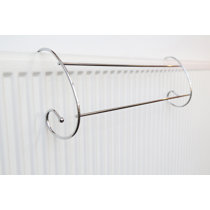 Over radiator towel rail chrome sale